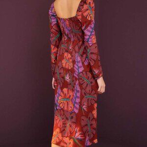 FARM Rio Multicolor Midi Dress